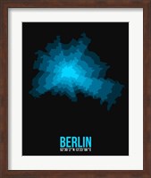 Berlin Radiant Map 1 Fine Art Print