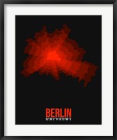Berlin Radiant Map 2 Fine Art Print