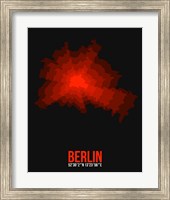 Berlin Radiant Map 2 Fine Art Print