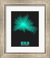 Berlin Radiant Map 3 Fine Art Print