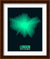 London Radiant Map 1 Fine Art Print