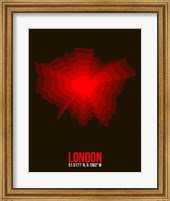 London Radiant Map 2 Fine Art Print