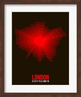 London Radiant Map 2 Fine Art Print