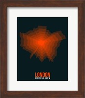 London Radiant Map 3 Fine Art Print