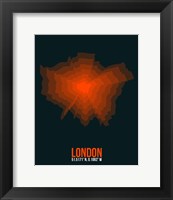 London Radiant Map 3 Fine Art Print