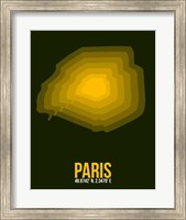 Paris Radiant Map 2 Fine Art Print