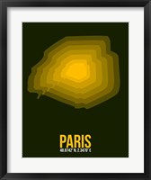 Paris Radiant Map 2 Fine Art Print