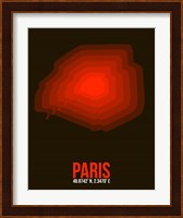 Paris Radiant Map 4 Fine Art Print