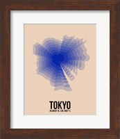 Tokyo Radiant Map 2 Fine Art Print
