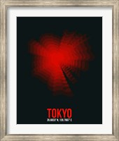 Tokyo Radiant Map 3 Fine Art Print