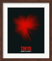 Tokyo Radiant Map 3 Fine Art Print