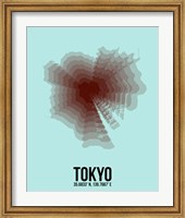 Tokyo Radiant Map 4 Fine Art Print