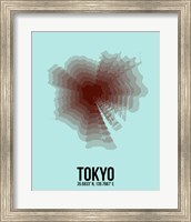 Tokyo Radiant Map 4 Fine Art Print