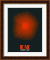 Rome Radiant Map 2 Fine Art Print