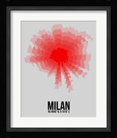 Milan Radiant Map 1 Fine Art Print