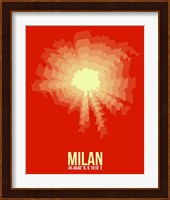 Milan Radiant Map 2 Fine Art Print