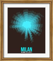 Milan Radiant Map 3 Fine Art Print