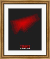 Toronto Radiant Map 1 Fine Art Print