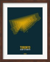 Toronto Radiant Map 3 Fine Art Print