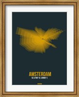 Amsterdam Radiant Map 3 Fine Art Print