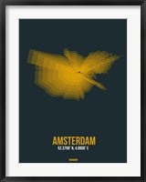 Amsterdam Radiant Map 3 Fine Art Print