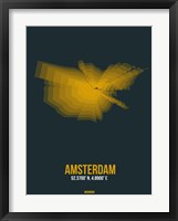 Amsterdam Radiant Map 3 Fine Art Print
