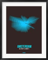 Amsterdam Radiant Map 4 Fine Art Print