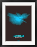 Amsterdam Radiant Map 4 Fine Art Print