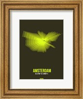 Amsterdam Radiant Map 5 Fine Art Print
