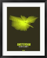 Amsterdam Radiant Map 5 Fine Art Print