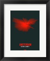 Amsterdam Radiant Map 6 Fine Art Print