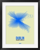 Dublin Radiant Map 1 Fine Art Print