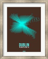 Dublin Radiant Map 2 Fine Art Print