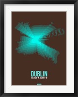 Dublin Radiant Map 2 Fine Art Print