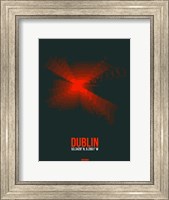 Dublin Radiant Map 3 Fine Art Print