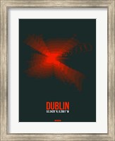 Dublin Radiant Map 3 Fine Art Print