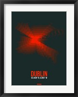 Dublin Radiant Map 3 Fine Art Print