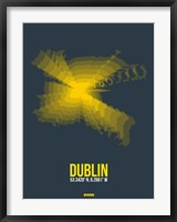 Dublin Radiant Map 4 Fine Art Print
