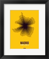 Madrid Radiant Map 3 Fine Art Print