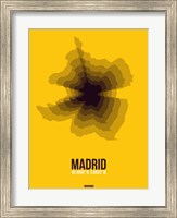 Madrid Radiant Map 3 Fine Art Print