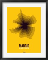 Madrid Radiant Map 3 Fine Art Print