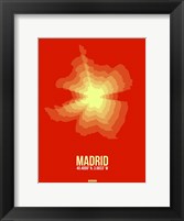 Madrid Radiant Map 4 Fine Art Print