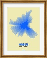 Hamburg Radiant Map 2 Fine Art Print