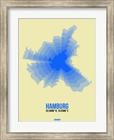 Hamburg Radiant Map 2 Fine Art Print