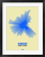 Hamburg Radiant Map 2 Fine Art Print