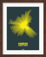 Hamburg Radiant Map 3 Fine Art Print