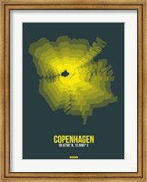 Copenhagen Radiant Map 1 Fine Art Print
