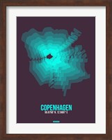 Copenhagen Radiant Map 2 Fine Art Print