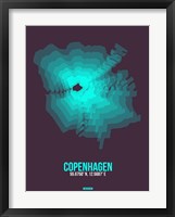 Copenhagen Radiant Map 2 Fine Art Print