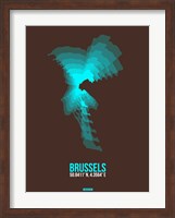 Brussels Radiant Map 1 Fine Art Print